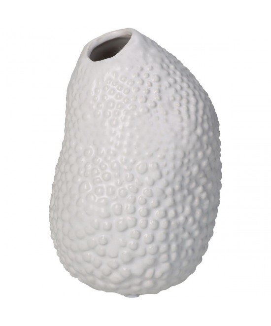 Βάζο ArteLibre Λευκό Κεραμικό 10x10x15cm