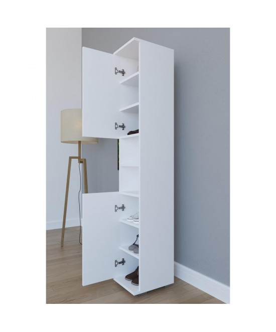 Έπιπλο Εισόδου ArteLibre ELNA Λευκό Μοριοσανίδα 30x35x177cm