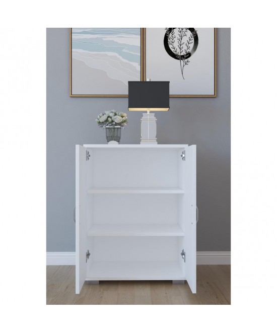 Παπουτσοθήκη ArteLibre MASEGO Λευκό Μοριοσανίδα 35x72x80cm