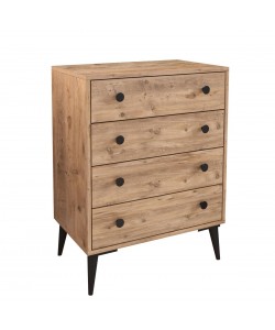 Συρταριέρα ArteLibre AMARI Δρυς Μοριοσανίδα 72x43x96cm