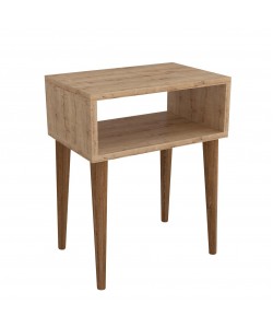 Κομοδίνο ArteLibre GANIRU Δρυς Μοριοσανίδα/Ξύλο 45x30x60cm