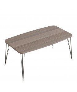 Τραπεζάκι Σαλονιού ArteLibre FEMI Cordoba Μοριοσανίδα/Μέταλλο 50x90x40cm