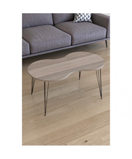 Τραπεζάκι Σαλονιού ArteLibre SADE Cordoba Μοριοσανίδα/Μέταλλο 41x90x40cm