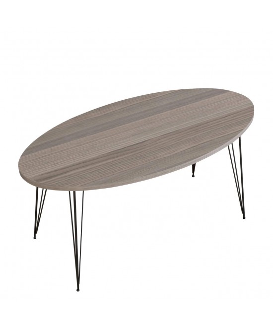 Τραπεζάκι Σαλονιού ArteLibre SEYE Cordoba Μοριοσανίδα/Μέταλλο 45x90x40cm