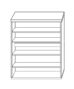 Παπουτσοθήκη ArteLibre IGNE Λευκό Μοριοσανίδα/Μελαμίνη 90x33x100cm