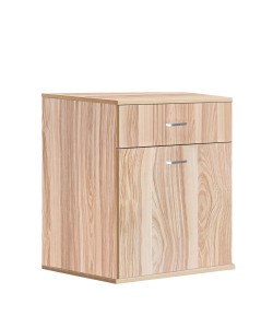 Κομοδίνο ArteLibre MILLE Φυσικό Μοριοσανίδα/Μελαμίνη 40x40x60cm