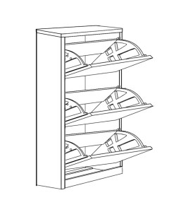 Παπουτσοθήκη ArteLibre GYDA Φυσικό Μοριοσανίδα/Μελαμίνη 60x20x113.2cm Παπουτσοθήκη ArteLibre GYDA Φυσικό Μοριοσανίδα/Μελαμίνη 60x20x113.2cm