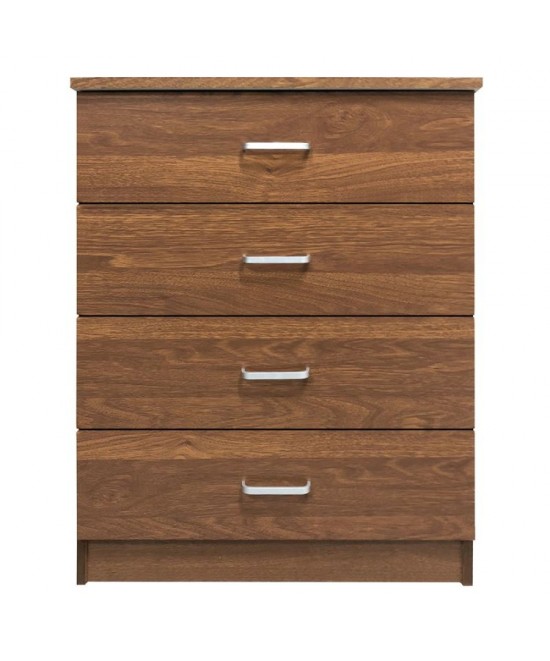 Συρταριέρα ArteLibre OCOLA Καρυδί Μοριοσανίδα/Μελαμίνη 60x40x80cm