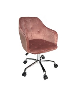 Πολυθρόνα Γραφείου ArteLibre OXLEY Σάπιο Μήλο Βελούδο 53.5x56.5x75-85cm