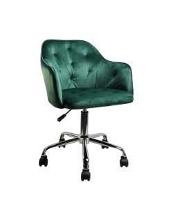 Πολυθρόνα Γραφείου ArteLibre OXLEY Πράσινο Βελούδο 53.5x56.5x75-85cm Πολυθρόνα Γραφείου ArteLibre OXLEY Πράσινο Βελούδο 53.5x56.5x75-85cm