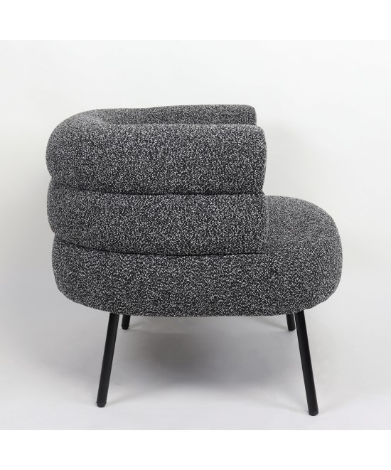 Πολυθρόνα ArteLibre CEREN Μαύρο Ύφασμα/Μέταλλο/Ξύλο 87x80x70cm Πολυθρόνα ArteLibre CEREN Μαύρο Ύφασμα/Μέταλλο/Ξύλο 87x80x70cm