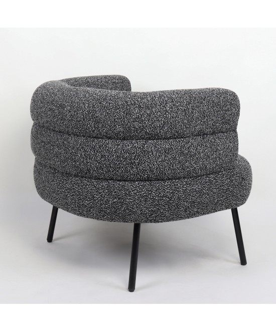 Πολυθρόνα ArteLibre CEREN Μαύρο Ύφασμα/Μέταλλο/Ξύλο 87x80x70cm Πολυθρόνα ArteLibre CEREN Μαύρο Ύφασμα/Μέταλλο/Ξύλο 87x80x70cm