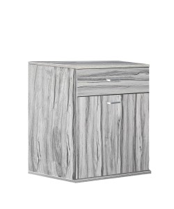 Κομοδίνο ArteLibre MILLE Γκρι Μοριοσανίδα/Μελαμίνη 40x40x60cm