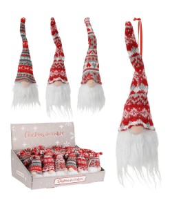 Στολίδι Κρεμαστό ArteLibre Νάνος Λούτρινο 5x5x20cm Σε 3 Χρώματα