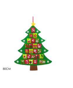 Δεντράκι Εορταστικό Ημερολόγιο Χριστουγέννων 80cm Σε 2 Σχέδια Δεντράκι Εορταστικό Ημερολόγιο Χριστουγέννων 80cm Σε 2 Σχέδια
