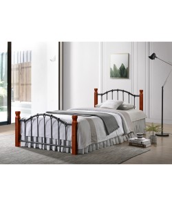 Κρεβάτι Διπλό ArteLibre CONCORDIA Μαύρο/Βελανιδιά Μέταλλο/Ξύλο 200x155x84cm (Στρώμα 150x200cm) Κρεβάτι Διπλό ArteLibre CONCORDIA Μαύρο/Βελανιδιά Μέταλλο/Ξύλο 200x155x84cm (Στρώμα 150x200cm)