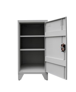 Φοριαμός ArteLibre LEGOLIN Ανοιχτό Γκρι Μέταλλο 50x50x90cm