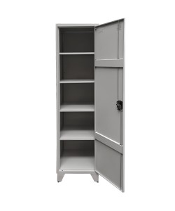 Φοριαμός ArteLibre SINDARIN Ανοιχτό Γκρι Μέταλλο 50x50x185cm