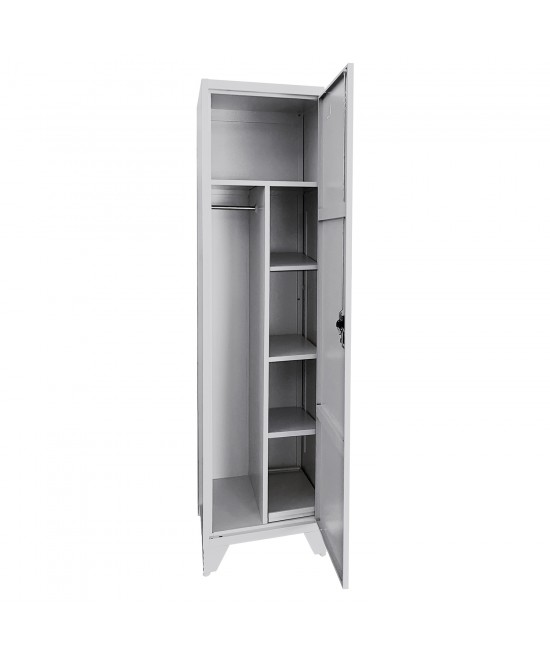 Φοριαμός ArteLibre IKORIN Ανοιχτό Γκρι Μέταλλο 50x50x185cm