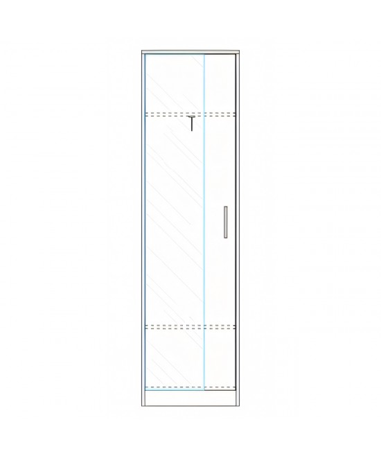 Ντουλάπα ArteLibre KINE Φυσικό Μοριοσανίδα 60x40x180cm