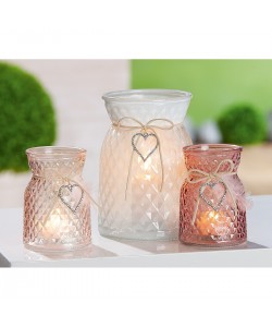 Θήκη Ρεσώ ArteLibre Γυαλί Πολύχρωμο 11cm Σε 3 Χρώματα