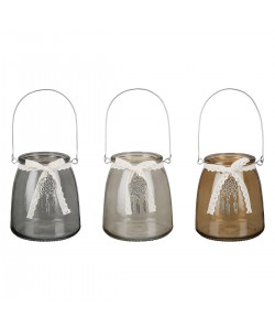 Θήκη Ρεσώ ArteLibre Με Χερούλι Διάφανο Γυαλί 11.5x13cm Σε 3 Αποχρώσεις