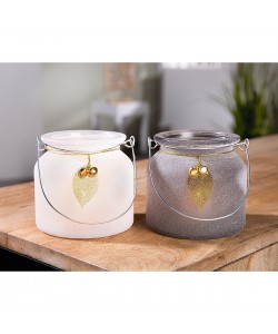 Θήκη Ρεσώ ArteLibre Με Χερούλι Γυαλί 9x9x10cm Σε 2 Χρώματα