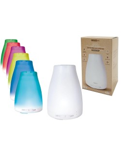 Υγραντήρας-Συσκευή Αρωματοθεραπείας Με Πολύχρωμο LED 15W 120ml