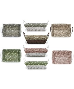 Καλάθι 26x19x8cm Σε 4 Χρώματα