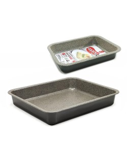 Ταψί Τετράγωνο Αλουμινίου Με Αντικολλητική Επίστρωση 30x22x5cm Ταψί Τετράγωνο Αλουμινίου Με Αντικολλητική Επίστρωση 30x22x5cm