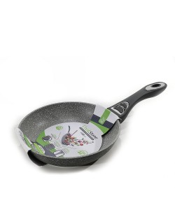 Τηγάνι Αντικολλητικό Αλουμινίου Με Επίστρωση Stone Λαβή Soft-Touch Φ22cm