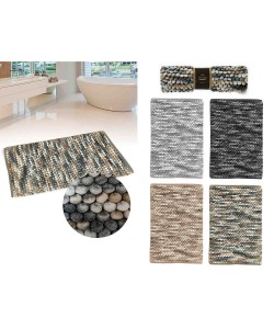 Πατάκι Μπάνιου 60% Βαμβάκι/40% Polyester 50x80cm Σε 4 Χρώματα