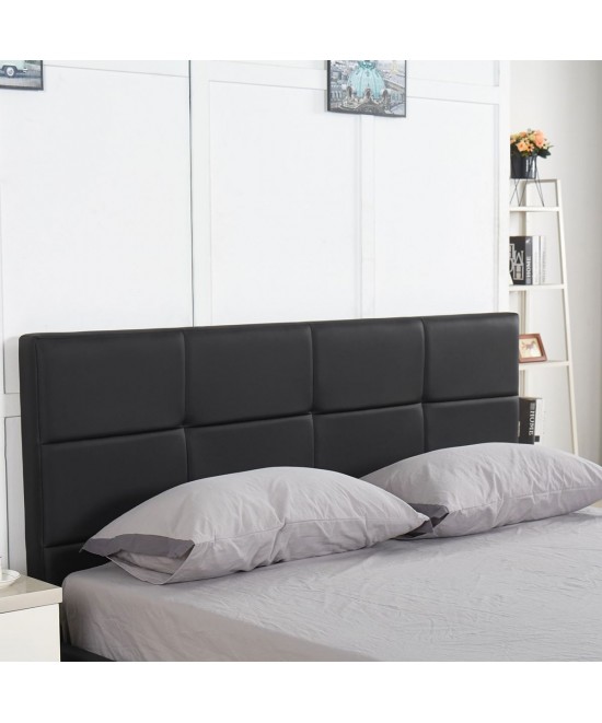 Κρεβάτι ArteLibre ANEMONE Μαύρο PU Με Αποθηκευτικό Χώρο 217.5x170.5x100cm(Στρώμα 160x200cm)