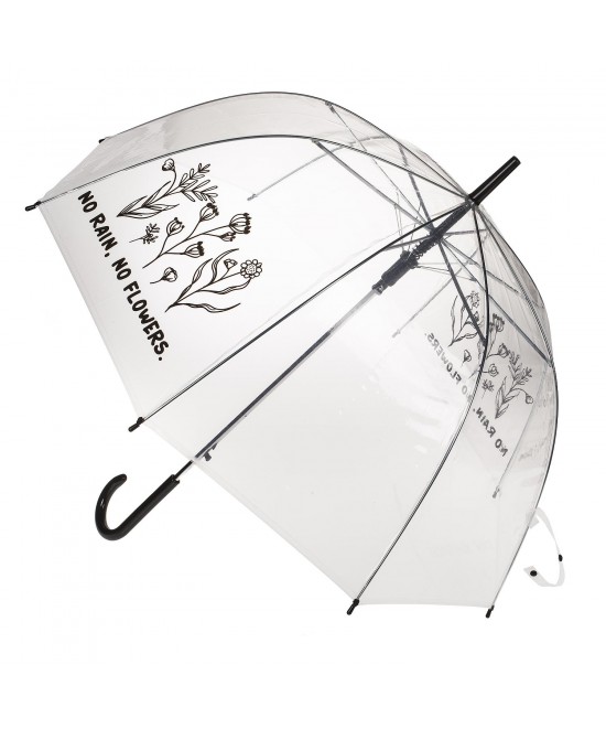 Ομπρέλα Dome Διάφανη Με Σχέδιο Και Αυτόματο Άνοιγμα 85cm Σε 4 Σχέδια