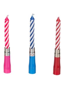 Κεράκι Γενεθλίων Με Μουσική Μπαταρίας Σε 3 Χρώματα