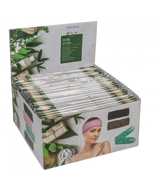 Κορδέλα Μαλλιών Spa & Beauty 100% Polyester 60x6cm Σε 4 Χρώματα Κορδέλα Μαλλιών Spa & Beauty 100% Polyester 60x6cm Σε 4 Χρώματα