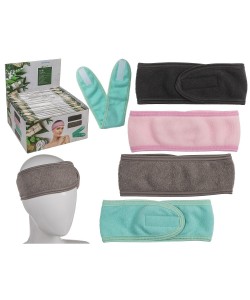 Κορδέλα Μαλλιών Spa & Beauty 100% Polyester 60x6cm Σε 4 Χρώματα