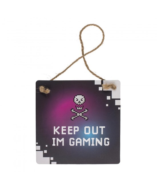 Πινακίδα Κρεμαστή Διακοσμητική Gaming Χαρτόνι 18x18cm Σε 4 Σχέδια Πινακίδα Κρεμαστή Διακοσμητική Gaming Χαρτόνι 18x18cm Σε 4 Σχέδια