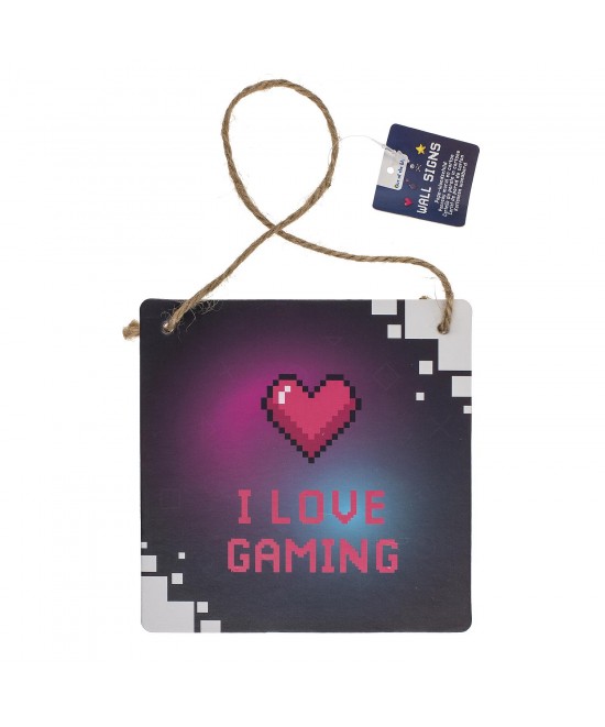Πινακίδα Κρεμαστή Διακοσμητική Gaming Χαρτόνι 18x18cm Σε 4 Σχέδια Πινακίδα Κρεμαστή Διακοσμητική Gaming Χαρτόνι 18x18cm Σε 4 Σχέδια