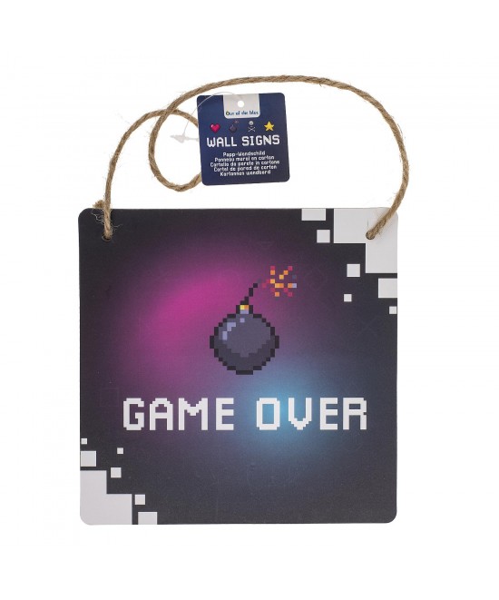 Πινακίδα Κρεμαστή Διακοσμητική Gaming Χαρτόνι 18x18cm Σε 4 Σχέδια Πινακίδα Κρεμαστή Διακοσμητική Gaming Χαρτόνι 18x18cm Σε 4 Σχέδια