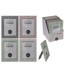 Κορνίζα 13x18cm Με Όψη Ξύλου Πλαστικό Σε 4 Χρώματα