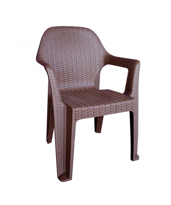 Καρέκλα Κήπου ArteLibre POLO Καφέ Πλαστικό 60x47x85cm