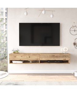 Έπιπλο Τηλεόρασης ArteLibre SONNING Πεύκο Μοριοσανίδα 180x31.6x29.6cm