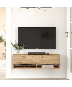 Έπιπλο Τηλεόρασης ArteLibre BEXLEY Πεύκο Μοριοσανίδα 100x31.6x29.6cm