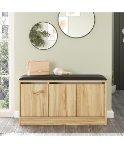 Έπιπλο Εισόδου ArteLibre CROFTON Φυσικό Μοριοσανίδα 89.6x35.5x45.8cm