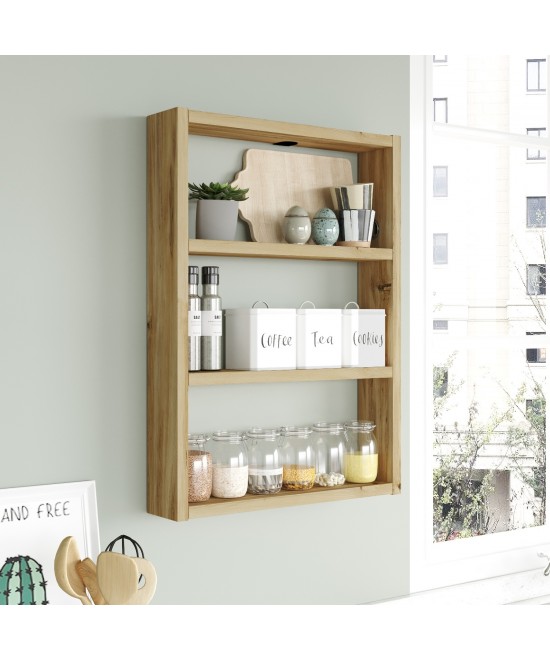 Ράφι Τοίχου ArteLibre EARLS Φυσικό Μοριοσανίδα 43.2x9x60cm