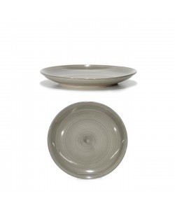 Πιάτο Φρούτων Taupe Κεραμικό Φ19cm