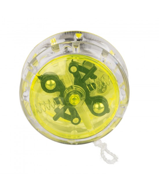 Παιχνίδι Γιογιό Με LED Πλαστικό Φ7x4cm Μπαταρίας Σε 4 Χρώματα