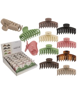 Κλιπ Μαλλιών Πλαστικό 10cm Σε 8 Χρώματα