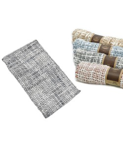 Χαλί Μπάνιου Αντιολισθητικό Υφαντό 50x80cm Σε 4 Χρώματα